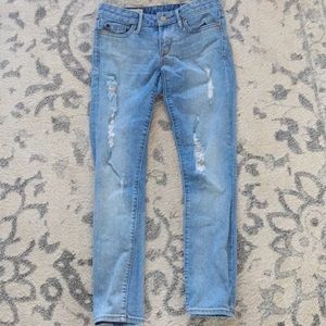 Gap Always Skinny Distressed Jeans